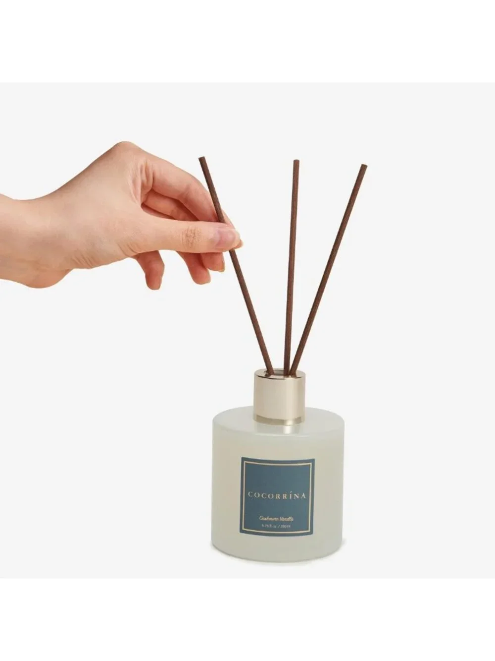 Reed Diffuser Set with Baby's Breath & Cashmere Vanilla - 2 Packs, 6.7oz